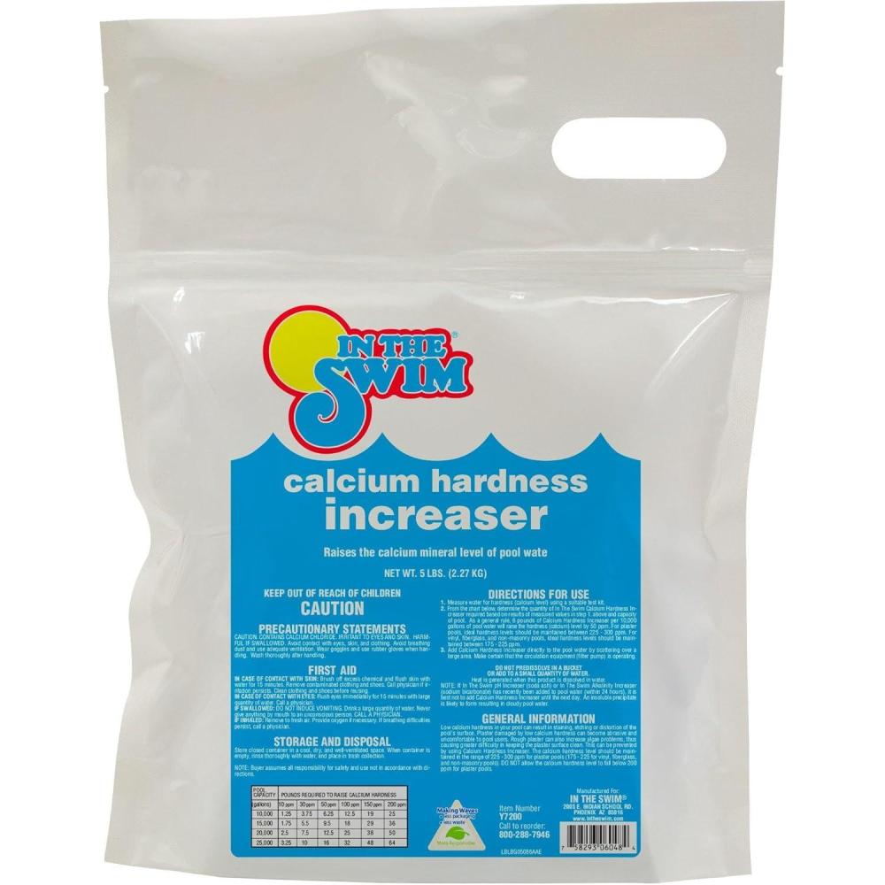 imageIn The Swim Calcium Hardness Increaser for Swimming Pools  FastActing Scale Prevention  94 Calcium Chloride  5 Pounds