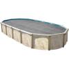 In The Swim 21′ x 41′ Ultra Silver Oval Solar Pool Cover 16 Mil for Solar Heating Above Ground Pools and Inground Pools(16 x 32)