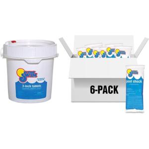 In The Swim Pool Shock – 68% Cal-Hypo Granular Sanitizer for Crystal Clear Water – Defends Against Bacteria, Algae, and Microorganisms – 24 X 1 Pound(Shock + Chlorine)