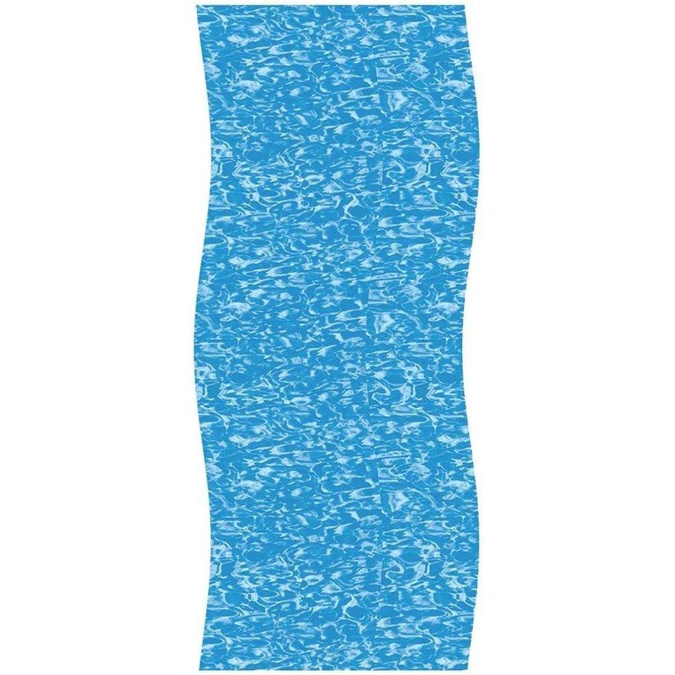 imageIn The Swim 27 Round 20 Mil Overlap Pool Liner for Above Ground Swimming Pools  Swirl Bottom Design  4852 Inch Wall Height20 milAll Swirl