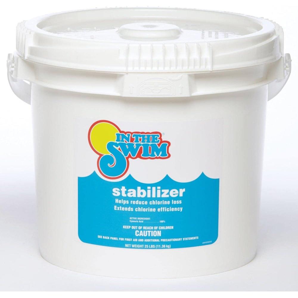 imageIn The Swim Pool Stabilizer  100 Cyanuric Acid for Chlorine Protection and Efficiency  45 PoundBucket
