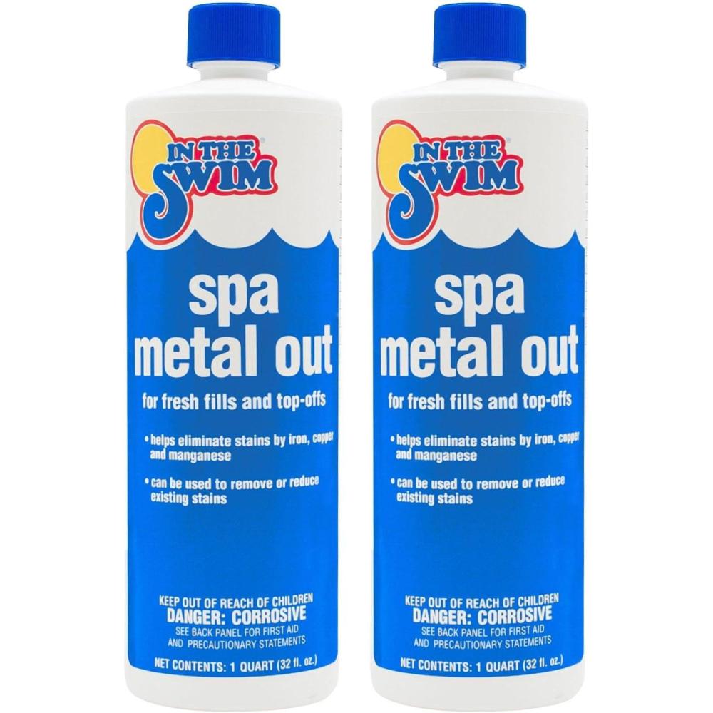 imageIn The Swim Spa and Hot Tub Metal Out  1 Quart2Pack
