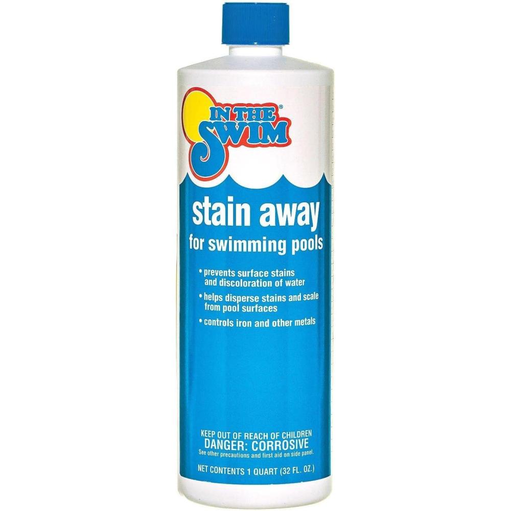 imageIn The Swim Super Stain Away  The Ultimate Swimming Pool Stain Remover  Prevents Stains Scaling and BuildUp in Swimming Pools  1 QuartStandard