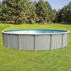 In The Swim 15′ Round Above Ground Swimming Pool – Marina Package – Featuring: Sand Filter, Pump System and A-Frame Ladder(Excursion)