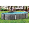 In The Swim 15′ x 30′ Oval Above Ground Swimming Pool – Emotion Package – Featuring: Sand Filter, Pump System and A-Frame Ladder