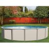 In The Swim 18′ Round Above Ground Swimming Pool – Weekender Package – Featuring: Sand Filter, Pump System and A-Frame Ladder