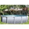 In The Swim 18′ Round Above Ground Swimming Pool – Weekender Plus Package – Featuring: Sand Filter, Pump System and A-Frame Ladder
