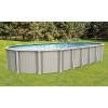 In The Swim 21′ x 43′ Oval Above Ground Swimming Pool – Marina Package – Featuring: Sand Filter, Pump System and A-Frame Ladder(Excursion)