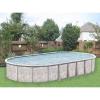 In The Swim 21′ x 43′ Oval Above Ground Swimming Pool – Marina Package – Featuring: Sand Filter, Pump System and A-Frame Ladder(Marina)