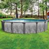in The Swim 15′ Round Above Ground Swimming Pool – Freestyle Package – Featuring: Sand Filter, Pump System and A-Frame Ladder(Emotion)