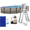 imageIn The Swim 15x 30 Oval Above Ground Swimming Pool  Epic Package  Featuring Sand Filter Pump System and AFrame Ladder