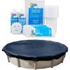 imageIn The Swim Closing Bundle 28 Round Economy Pool Cover and 35K Gallon Winter Closing Kit