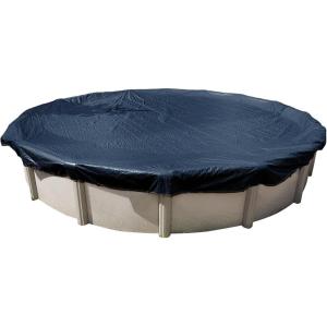 In The Swim 18′ Round Above Ground Winter Cover – Polar Protector – 20 Year – 14 x 14 Scrim – Winch and Cable Included(18 ft)
