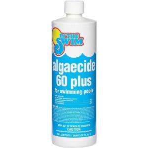 In The Swim Algaecide 60 Plus for Swimming Pools – Non-Metallic, Low Odor, Non-Foaming Algae Bloom Preventative – Chlorine Sanitizer Compatible – 1 Quart(1 Quart)