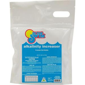 In The Swim Alkalinity Increaser for Swimming Pools – Raises Alkalinity and Balances pH Levels in Your Swimming Pool Water – 100% Sodium Bicarbonate – 10 Pounds(Bag)