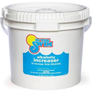 In The Swim Alkalinity Increaser for Swimming Pools – Raises Alkalinity and Balances pH Levels in Your Swimming Pool Water – 100% Sodium Bicarbonate – 10 Pounds(Bucket)