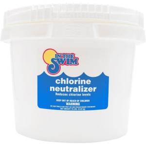 In The Swim Chlorine Neutralizer for Swimming Pools – Quickly Reduces Chlorine Sanitizer Levels – 90% Sodium Thiosulfate – 15 Pounds(15 Pound)