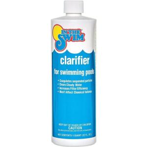 In The Swim Clarifier for Above Ground and Inground Swimming Pools – Coagulates Debris to Clear Swimming Pool Water – Increases Filter Efficiency – 1 Gallon(Single (1 Quart))