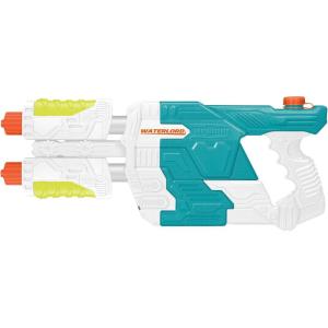 In The Swim Water Warrior Waterlord Water Blaster – Dual Barrel, 32-Foot Range, High-Powered Soaking Action