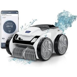 Polaris VRX iQ+ Smart Robotic Pool Cleaner with iAquaLink Control, Extra Long 70′ Cable w/Tangle reducing Swivel, Large Debris Canister and 7 Cleaning Modes