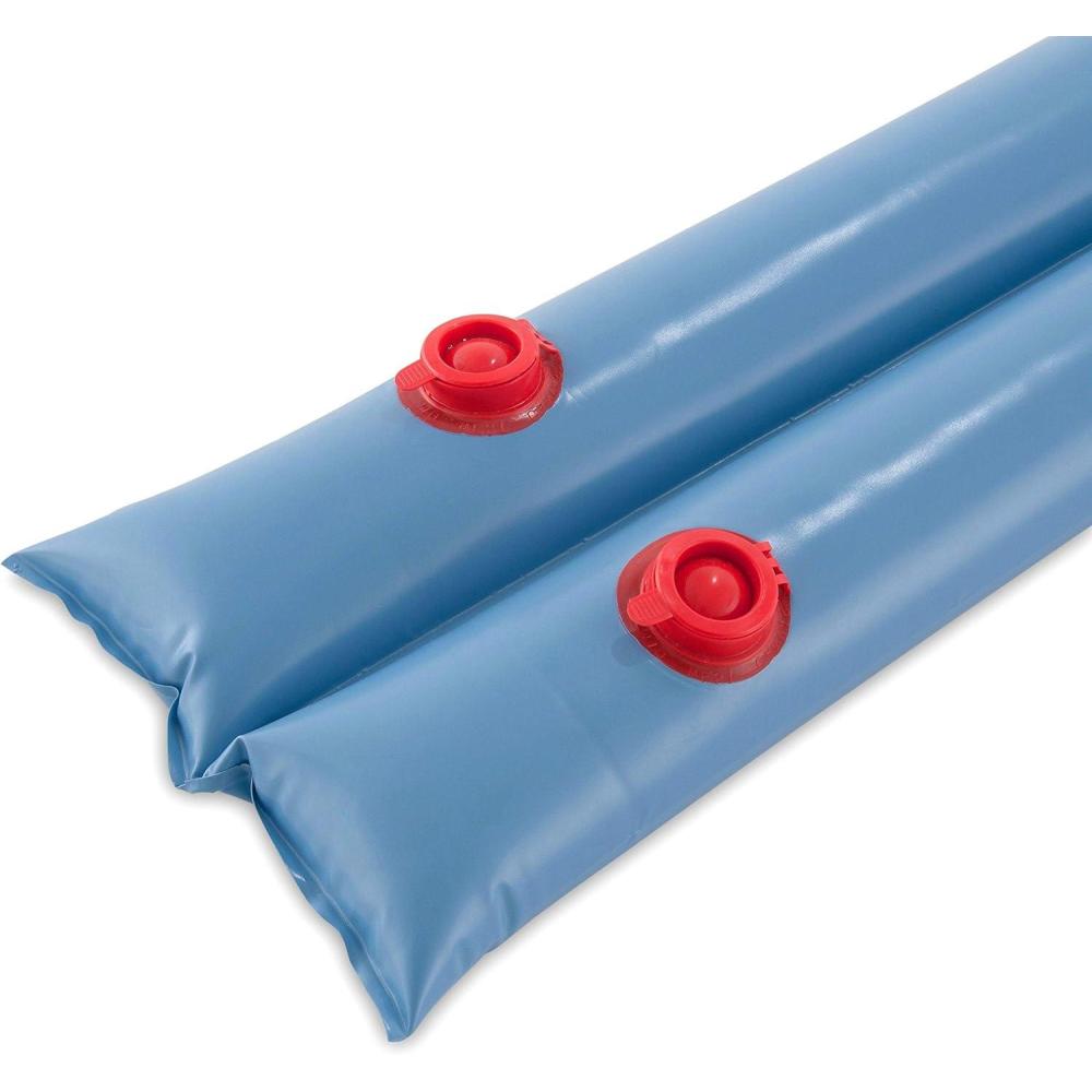 imageIn The Swim 8 Double Chamber Blue Water Tube 12Pack  Extra Durable Winter Pool Cover Weights for Maximum Protection and Secure Fit