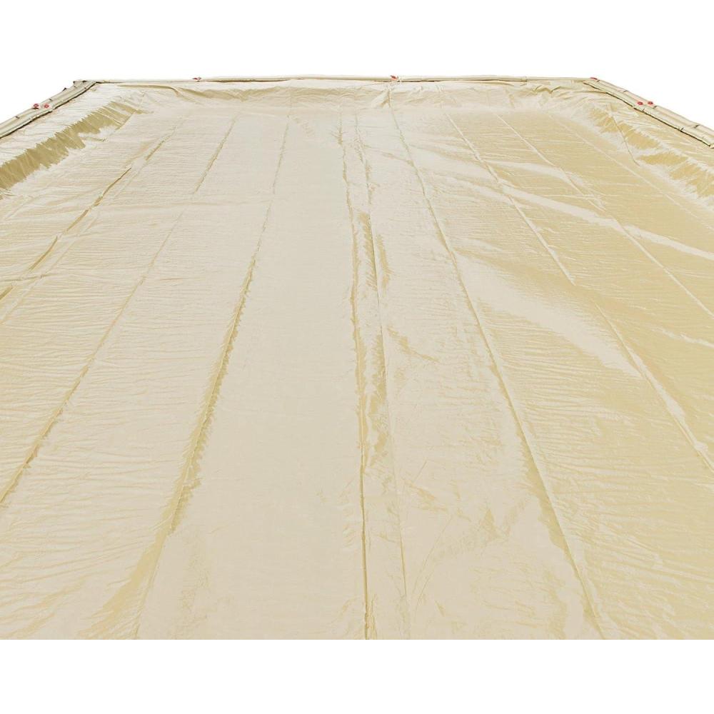 imageIn The Swim Tan 14 x 28 Rectangle Inground Winter Cover  Polar Protector  20 Year  14 x 14 Scrim12 x 20