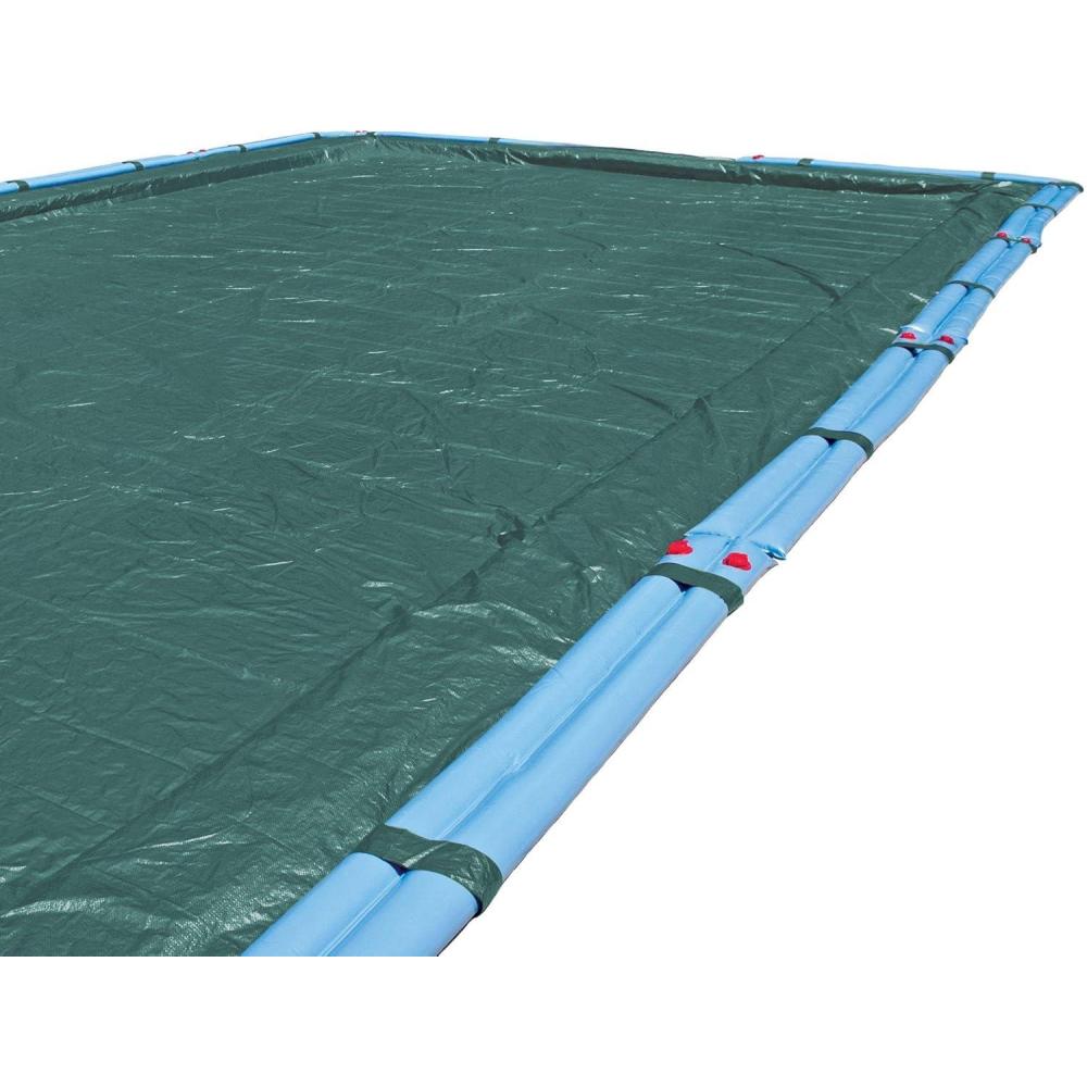 imageIn The Swim Tan 14 x 28 Rectangle Inground Winter Cover  Polar Protector  20 Year  14 x 14 Scrim20 x 40