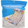 In The Swim Star Striped Inflatable Square Hammock – Red, White, and Blue Pool Float – Comfortable Backrest and Armrests, Perfect for Travel(Pineapple Tie Dye)