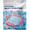 In The Swim Star Striped Inflatable Square Hammock – Red, White, and Blue Pool Float – Comfortable Backrest and Armrests, Perfect for Travel(Red-White-Blue)
