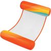 In The Swim Star Striped Inflatable Square Hammock – Red, White, and Blue Pool Float – Comfortable Backrest and Armrests, Perfect for Travel(Retro Wave)