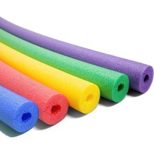 Big Joe Swim Noodle 18 Pack Pool Noodles, Red, Blue, Green, Purple, Yellow Foam, 4.5 feet, 55″L x 3.25″W x 3.25″H each