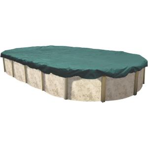 In The Swim 15′ x 30′ Oval Above Ground Winter Cover – Super Polar Plus – 16 Year – 12 x 12 Scrim – Winch and Cable Included(12 x 18)