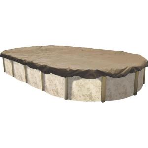 In The Swim 15′ x 30′ Oval Above Ground Winter Cover – Super Polar Plus – 16 Year – 12 x 12 Scrim – Winch and Cable Included(21 x 41)