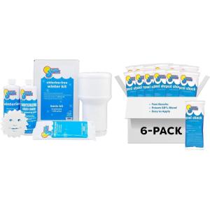 In The Swim Basic Pool Closing Kit and Shock Bundle – Winterizing Chemicals and Cal-Hypo Granular Sanitizer for Above Ground and In-Ground Pools – Up to 7,500 Gallons(Kit + Shock)