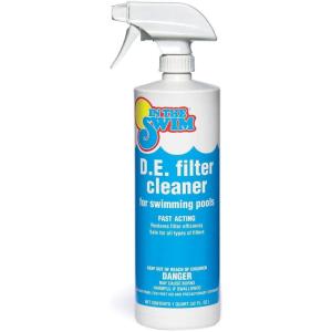 In The Swim DE Filter Cleaner – Removes Oil and Grease from Your Filter Element – 1 Quart(Single)