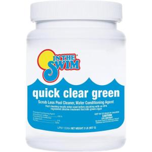 In The Swim Green Pool Recovery Bundle – Quick Clear Green 4 Pound & Cal-Hypo Shock 6 Pound – Treats Green Algae, Clears Cloudy Water, Restores Sparkling Blue Pool(QCG)