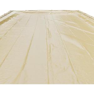 In The Swim Tan 14′ x 28′ Rectangle Inground Winter Cover – Polar Protector – 20 Year – 14 x 14 Scrim(16 x 24)