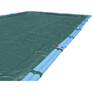 In The Swim Tan 14′ x 28′ Rectangle Inground Winter Cover – Polar Protector – 20 Year – 14 x 14 Scrim(20 x 40)