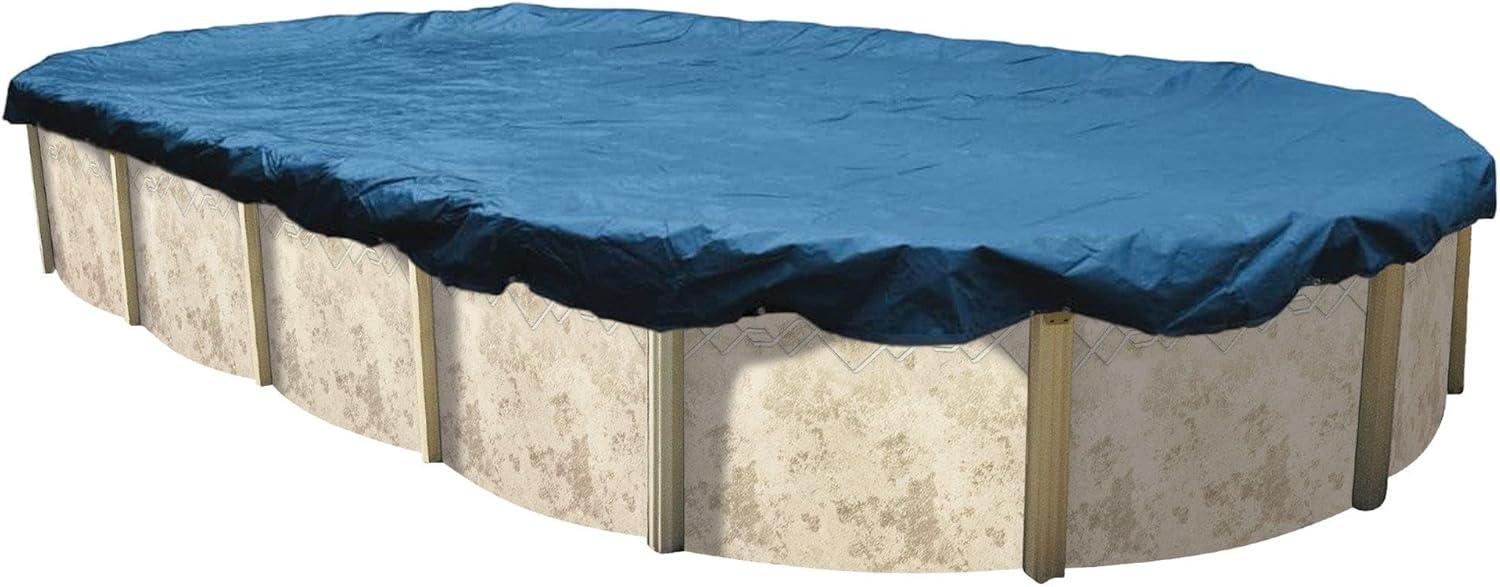 imageIn The Swim 10 x 15 Oval Above Ground Winter Cover Economy 8 Year 7 x 7 Scrim Winch and Cable Included15 x 30