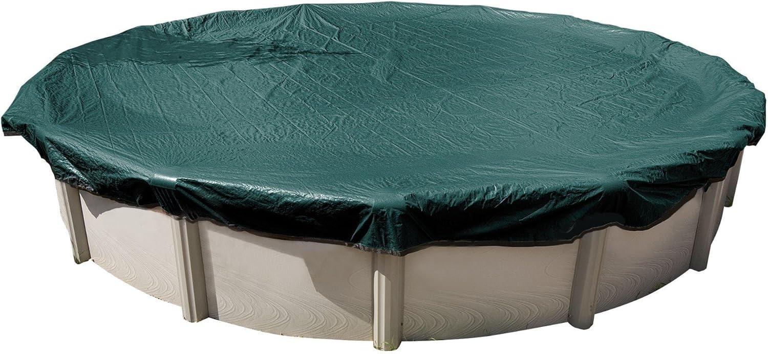 imageIn The Swim 33 Round Above Ground Winter Cover Super Polar Plus 16 Year 12 x 12 Scrim Winch and Cable Included24 ft