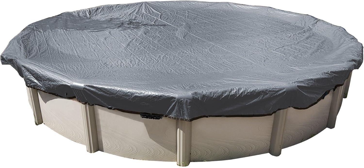 imageIn The Swim 33 Round Above Ground Winter Cover Super Polar Plus 16 Year 12 x 12 Scrim Winch and Cable Included24 ft