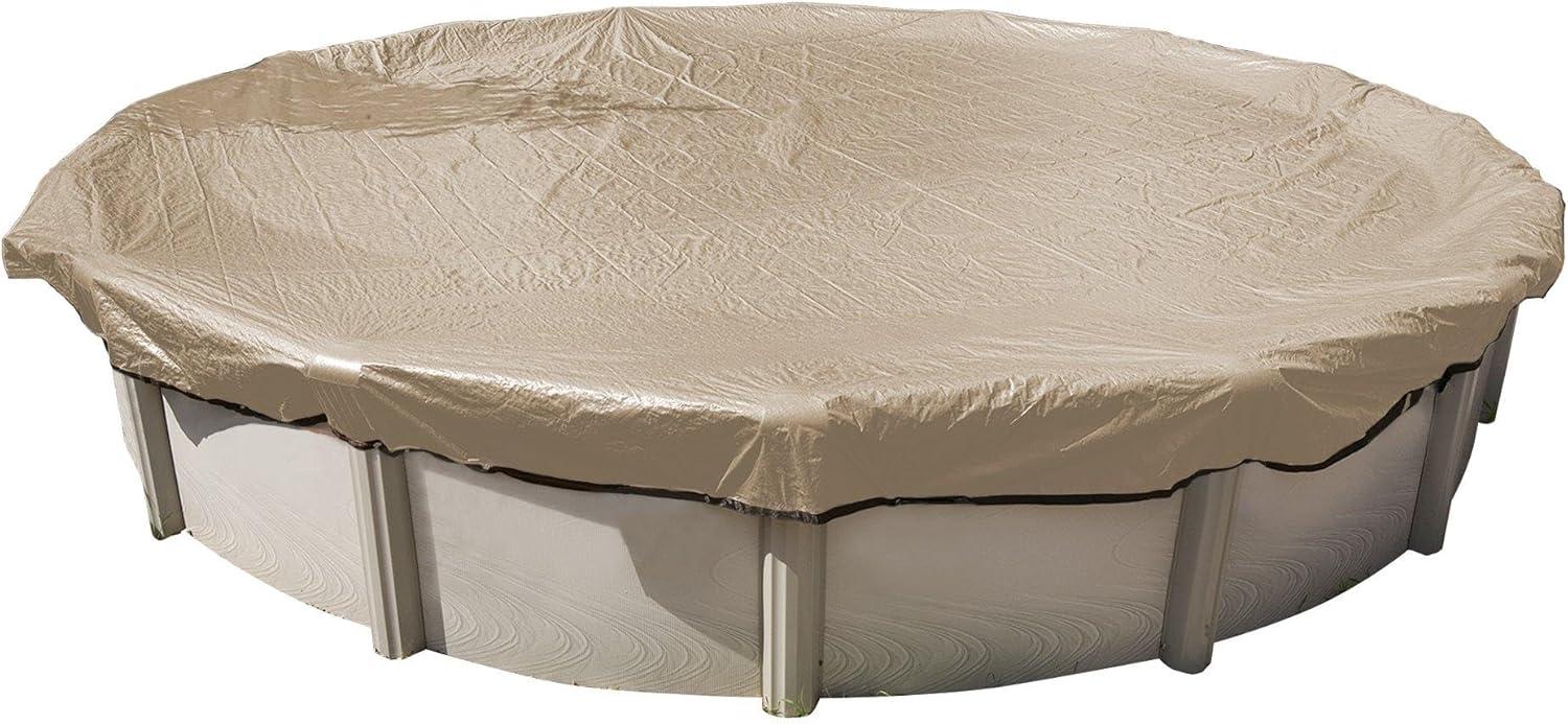 imageIn The Swim 33 Round Above Ground Winter Cover Super Polar Plus 16 Year 12 x 12 Scrim Winch and Cable Included24 ft