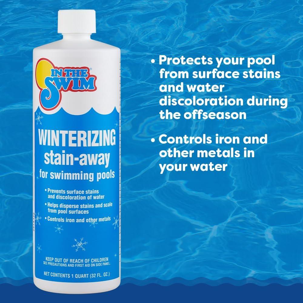 imageIn The Swim Closing Bundle 15x30 Oval Economy Pool Cover and 35K Gallon Winter Closing KitCover Kit