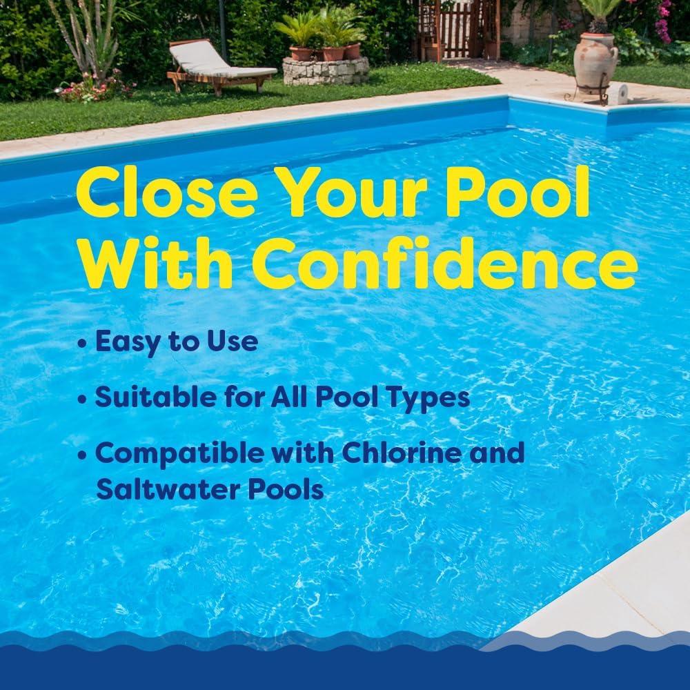 imageIn The Swim Saltwater Pool Closing Kit Winterizing Chemicals for Above Ground and InGround Saltwater Pools Up to 7500 GallonsSuper
