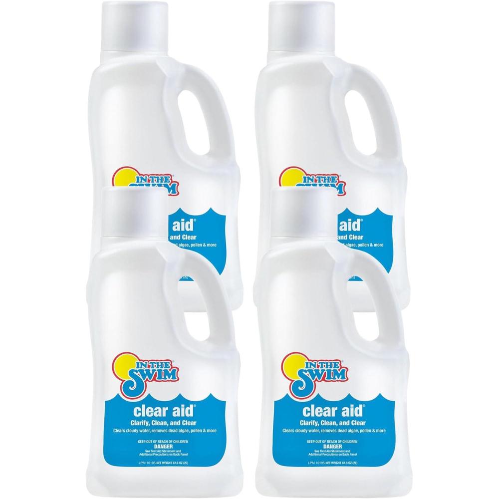 imageIn The Swim  Clear Aid Pool Water Clarifier  Simplifies Pool Maintenance ampamp Restores Clarity  2 Liter  2 Pack4Pack 2 Liter