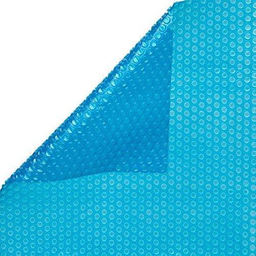imageIn The Swim 12 Premium Plus BlueBlack Round Solar Pool Cover 12 Mil for Solar Heating Above Ground Pools and Inground Pools15 ft