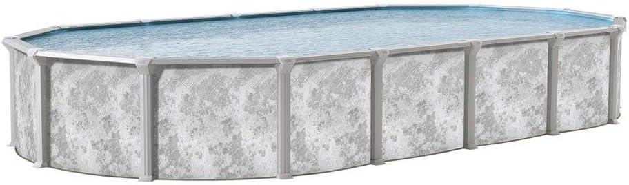 imageIn The Swim 12 x 24 Oval Above Ground Swimming Pool Ambassador Package Featuring Sand Filter Pump System and AFrame Ladder