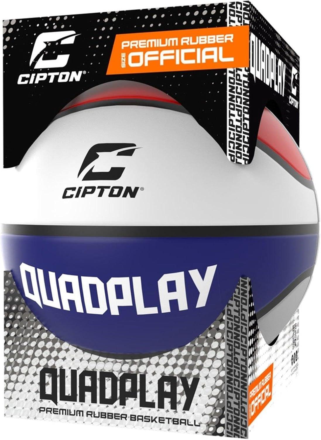 image:imageIn The Swim Cipton QUADPLAY Premium Rubber Basketball CPBB306RWBGLSP