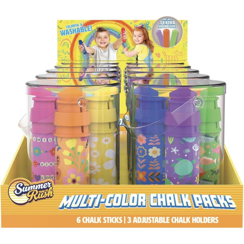 image:imageIn The Swim Cipton Summer Rush 3pc Icons Chalk Fun Packs  3 extra chalk sticks LPCH25PDQ
