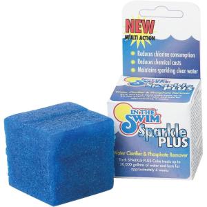 In The Swim Sparkle Plus Pool Clarifier Cube – Clear Cloudy Pool Water Fast – Safe for Saltwater & Chlorine Pools – 6 Ounce – 2 Pack(Single)